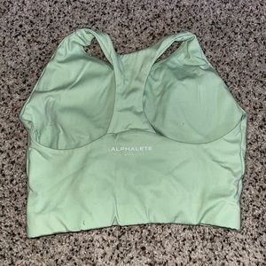 Alphalete alphalux high neck racer back sports bra